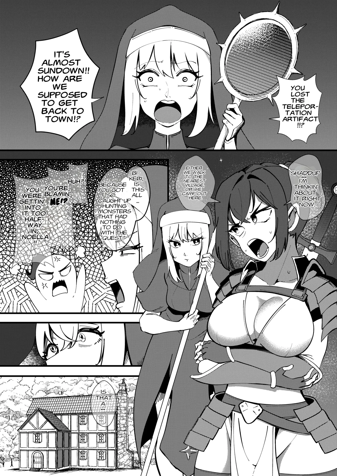 [Ijou Shiniki (Totorina)]Half Slime Elf no Kyuushuu Nyuuka ~Nakanaori Shita Shunkan ni Tokeru Onna Kenshi to Onna Majutsushi no Matsuro~ | The Half Slime Elf's Absorptive Boobification -- The Tragic End of the Swordswoman and Mage Who Melt Away the Moment They Reconcile[English] [Absorved] Page 2