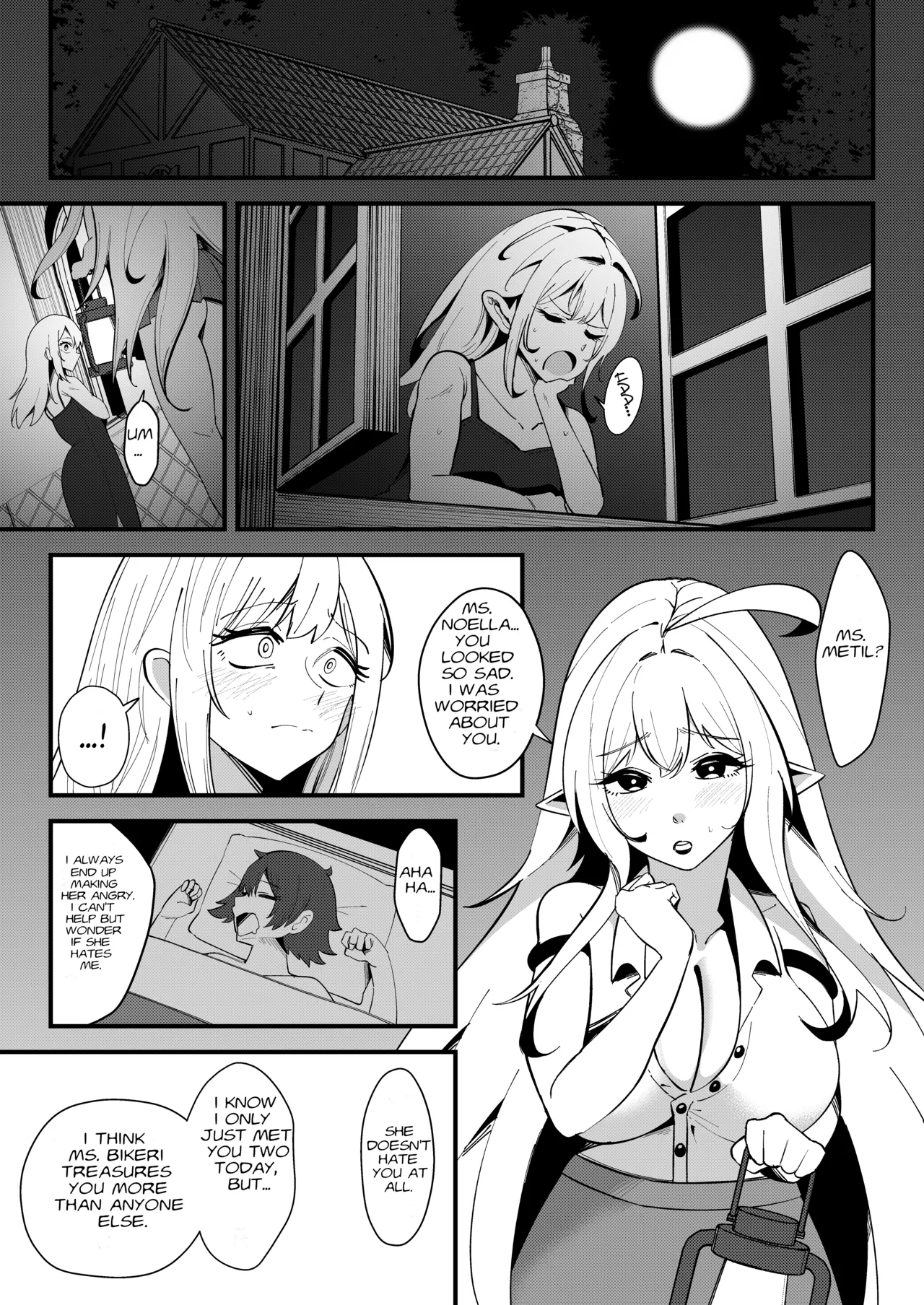 [Ijou Shiniki (Totorina)]Half Slime Elf no Kyuushuu Nyuuka ~Nakanaori Shita Shunkan ni Tokeru Onna Kenshi to Onna Majutsushi no Matsuro~ | The Half Slime Elf's Absorptive Boobification -- The Tragic End of the Swordswoman and Mage Who Melt Away the Moment They Reconcile[English] [Absorved] Page 4