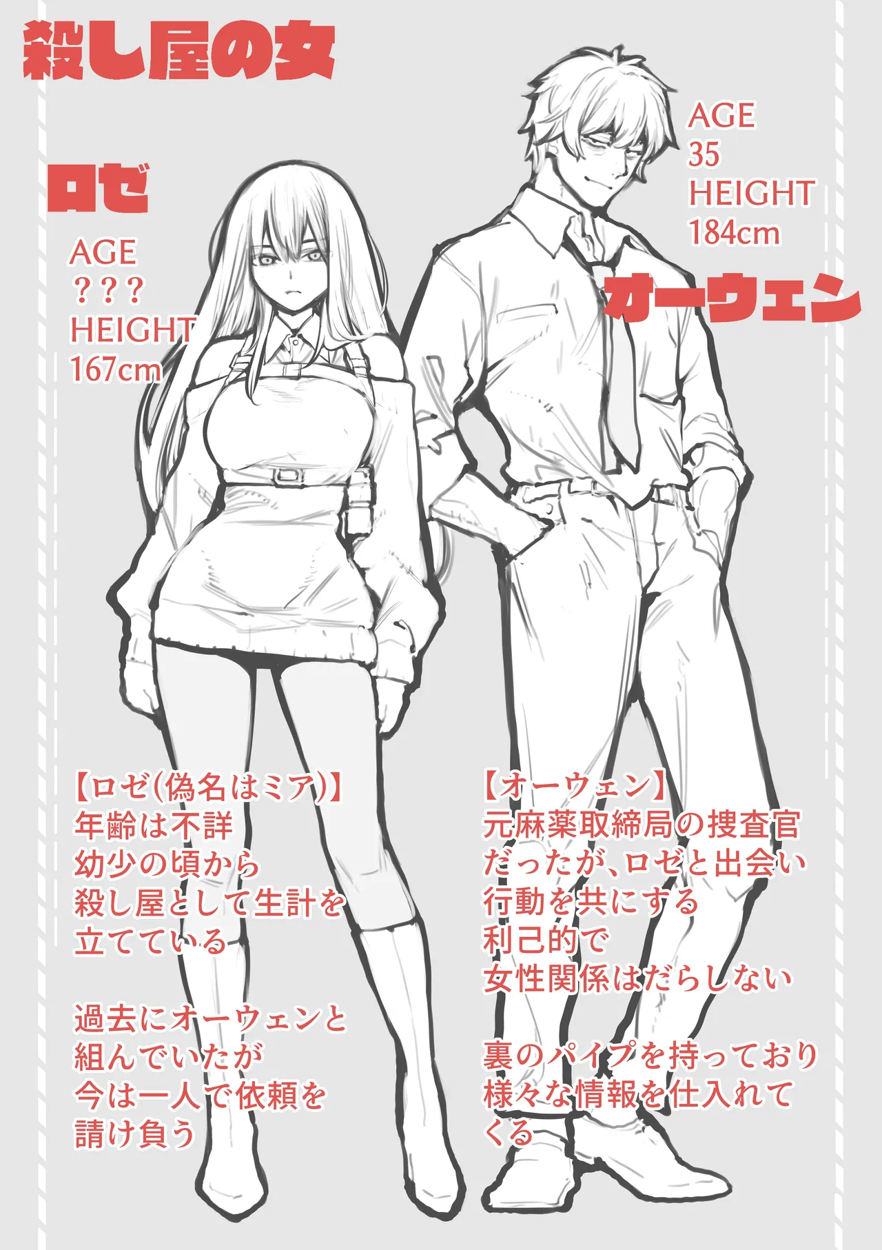 [kojimasarako]殺し屋の女(pixivFANBOX) Page 1