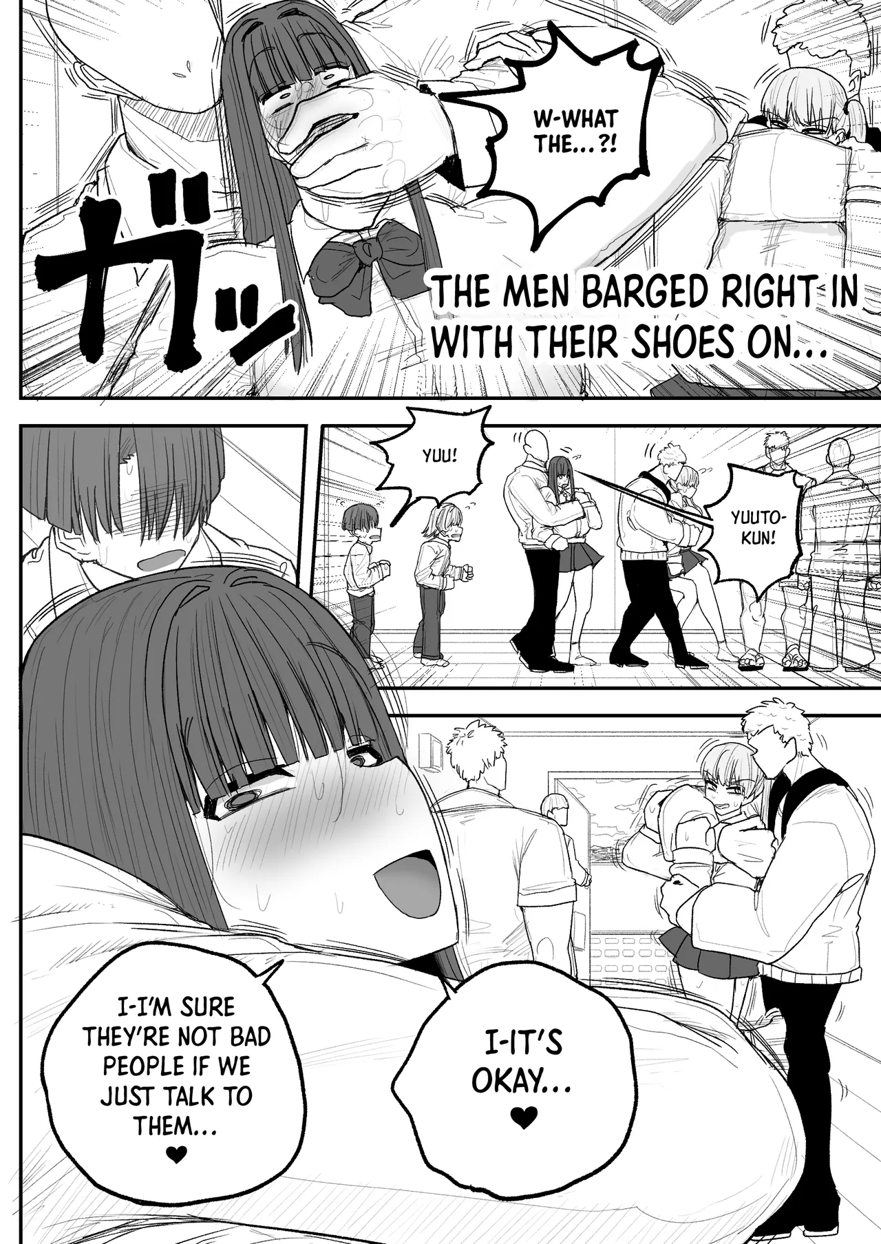 [Circle Cherry Boy (Erai)]Boku no kanojo wa ue no kai no tsuyo osu ni bokobokoni sa rete NTR re chaimashita｜Taken by the Stud Upstairs: How My Girlfriend Got Stolen[English] [Crystallized] [Digital] Page 5
