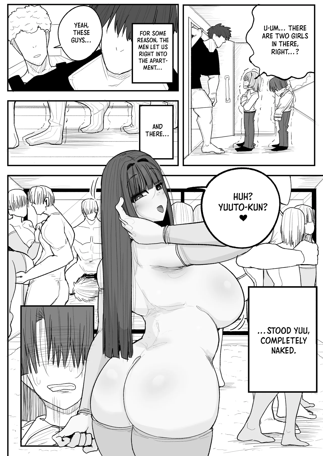 [Circle Cherry Boy (Erai)]Boku no kanojo wa ue no kai no tsuyo osu ni bokobokoni sa rete NTR re chaimashita｜Taken by the Stud Upstairs: How My Girlfriend Got Stolen[English] [Crystallized] [Digital] Page 7