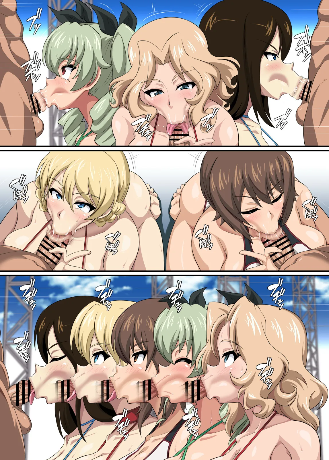 [Nikuniku Anmitsutei (yasuo)]Nukinuki War! | Orgy Battle!(Girls und Panzer) [English] Page 12