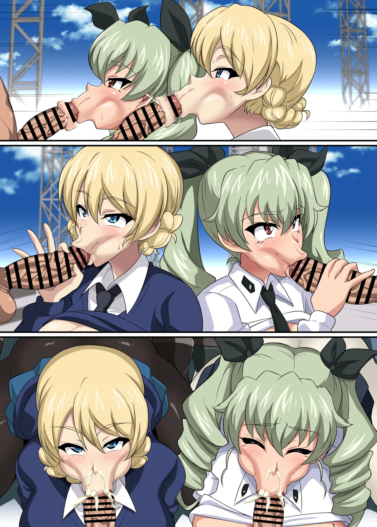 [Nikuniku Anmitsutei (yasuo)]Nukinuki War! | Orgy Battle!(Girls und Panzer) [English] Page 31