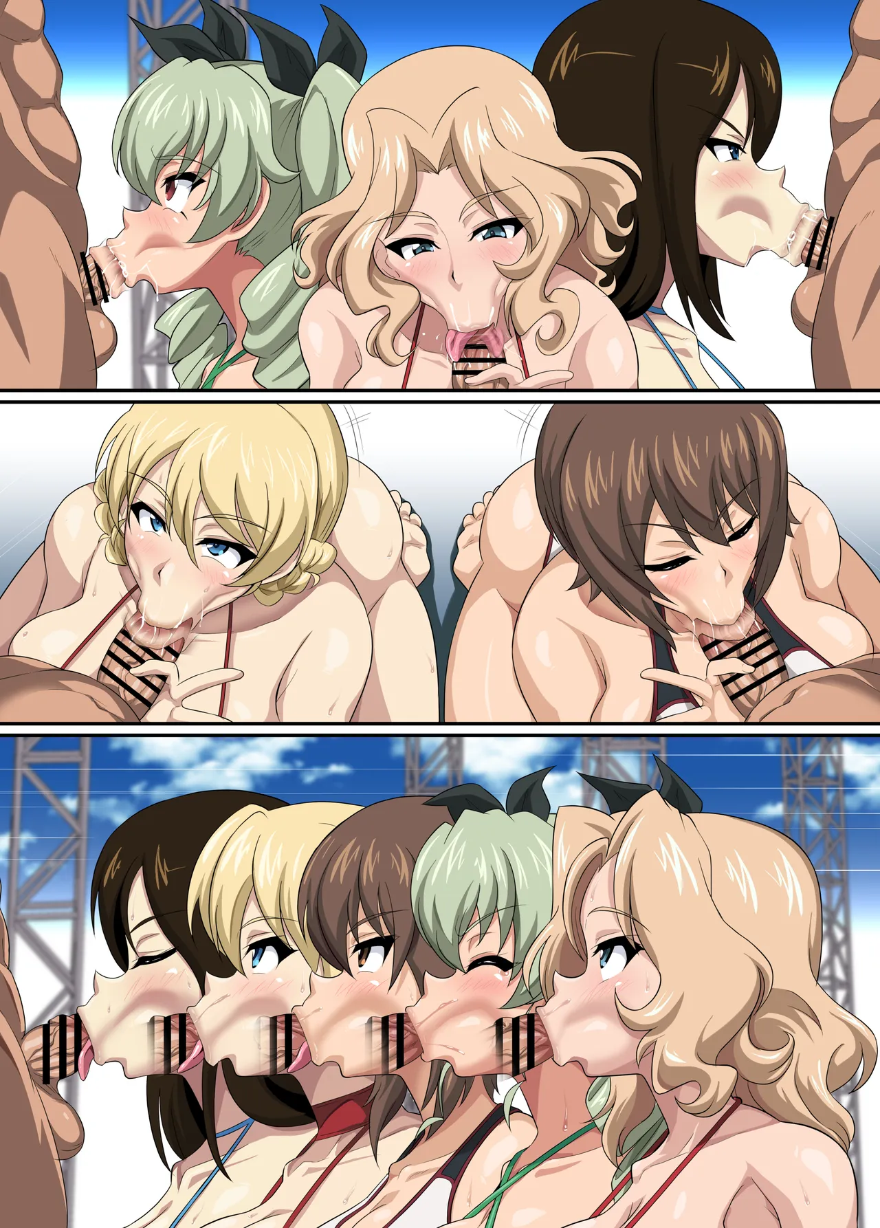 [Nikuniku Anmitsutei (yasuo)]Nukinuki War! | Orgy Battle!(Girls und Panzer) [English] Page 38