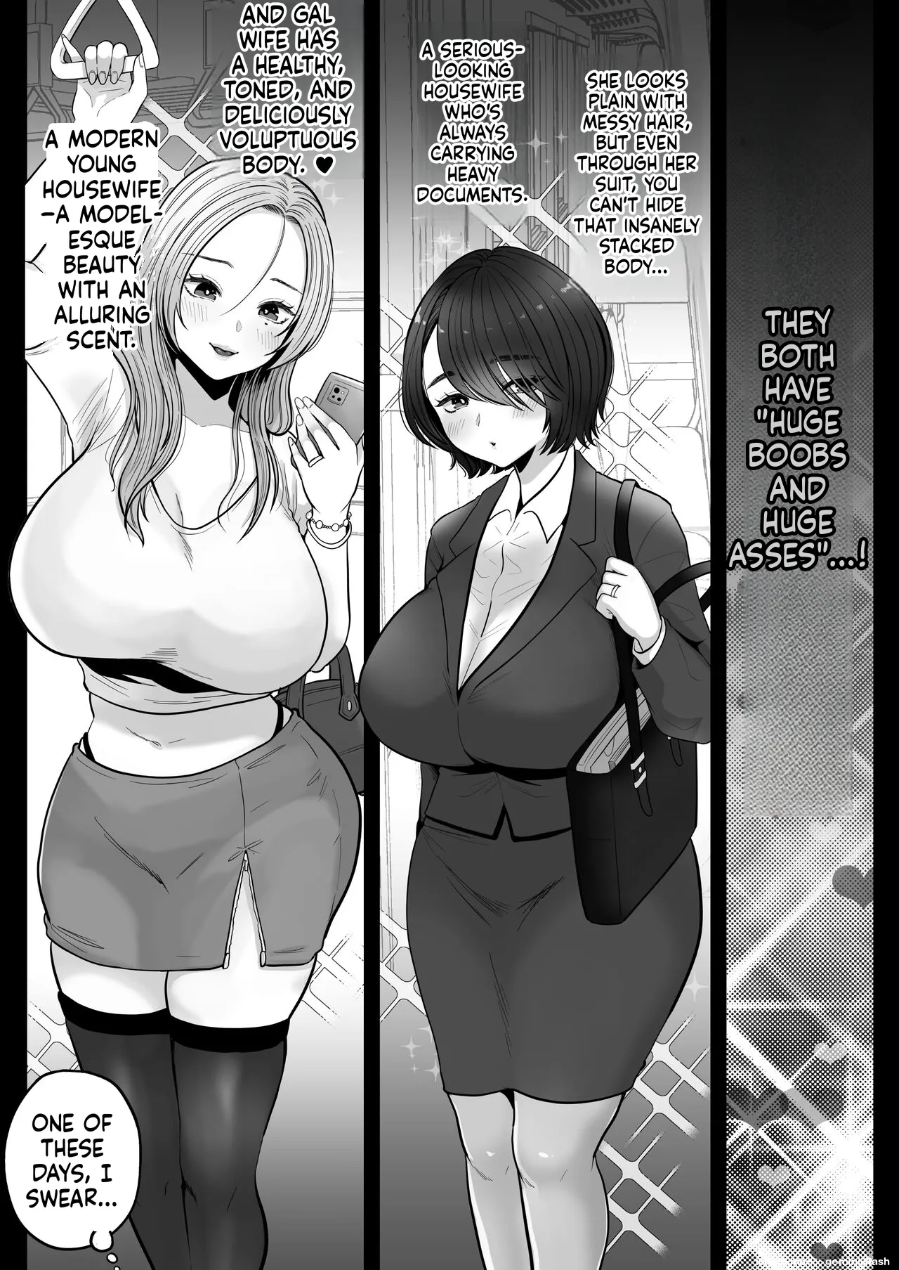 [Nezumi no Haha (Nezumi Nobo)]Jimi-tsuma-san to Gyaru-tsuma-san, Hitozuma Tetsudou Nobori-iki Page 6