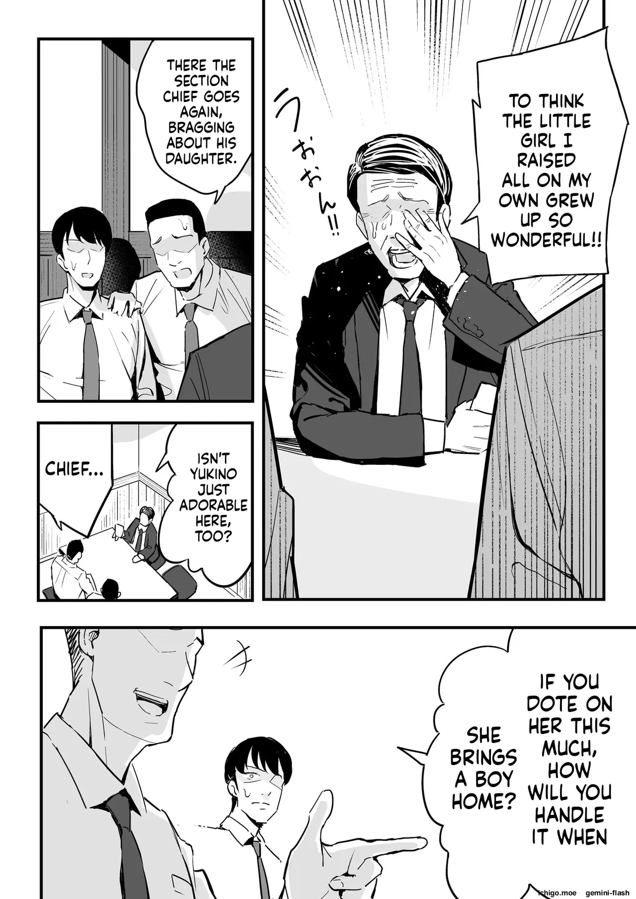 [Surumenium (Taniguchi Daisuke)]Joushi no Musume | My Boss's Daughter[MTL] Page 3