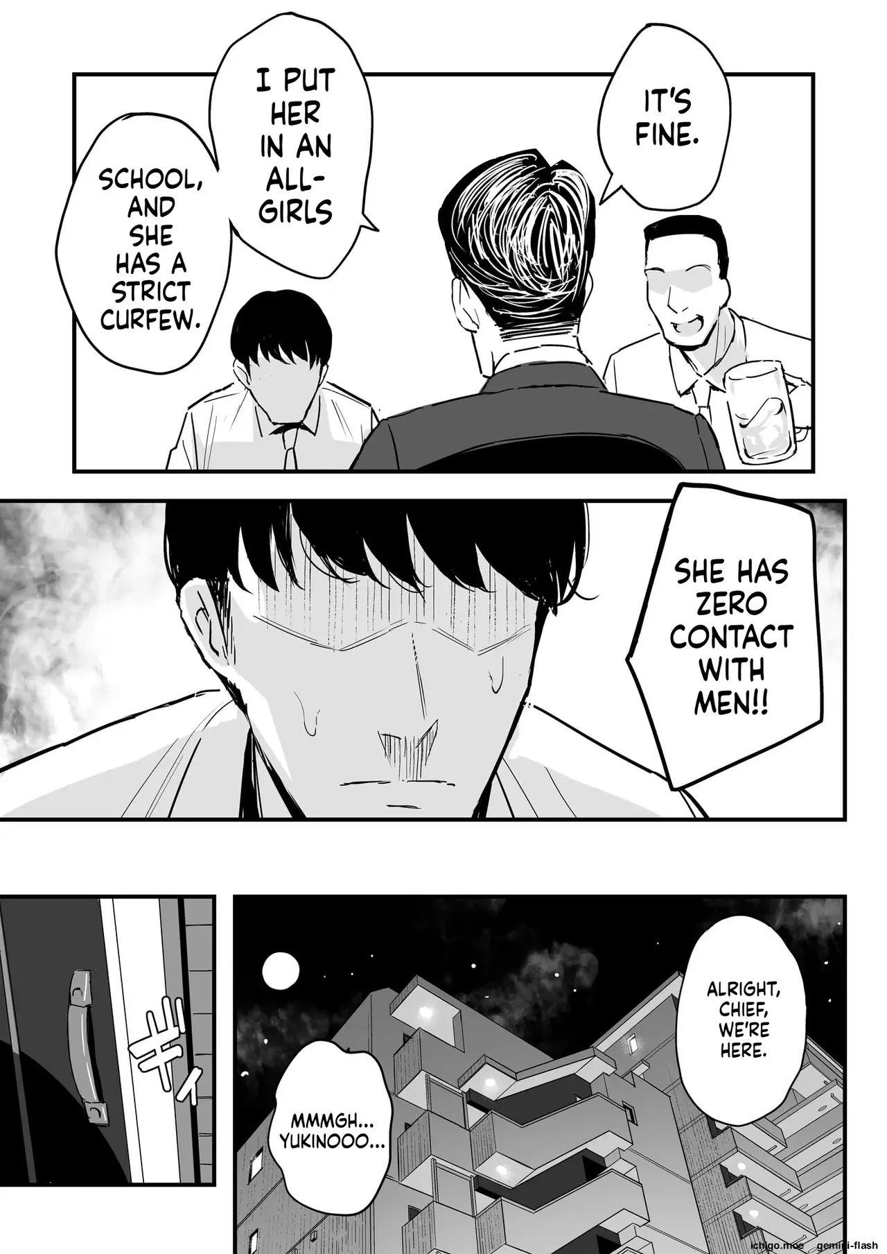 [Surumenium (Taniguchi Daisuke)]Joushi no Musume | My Boss's Daughter[MTL] Page 4