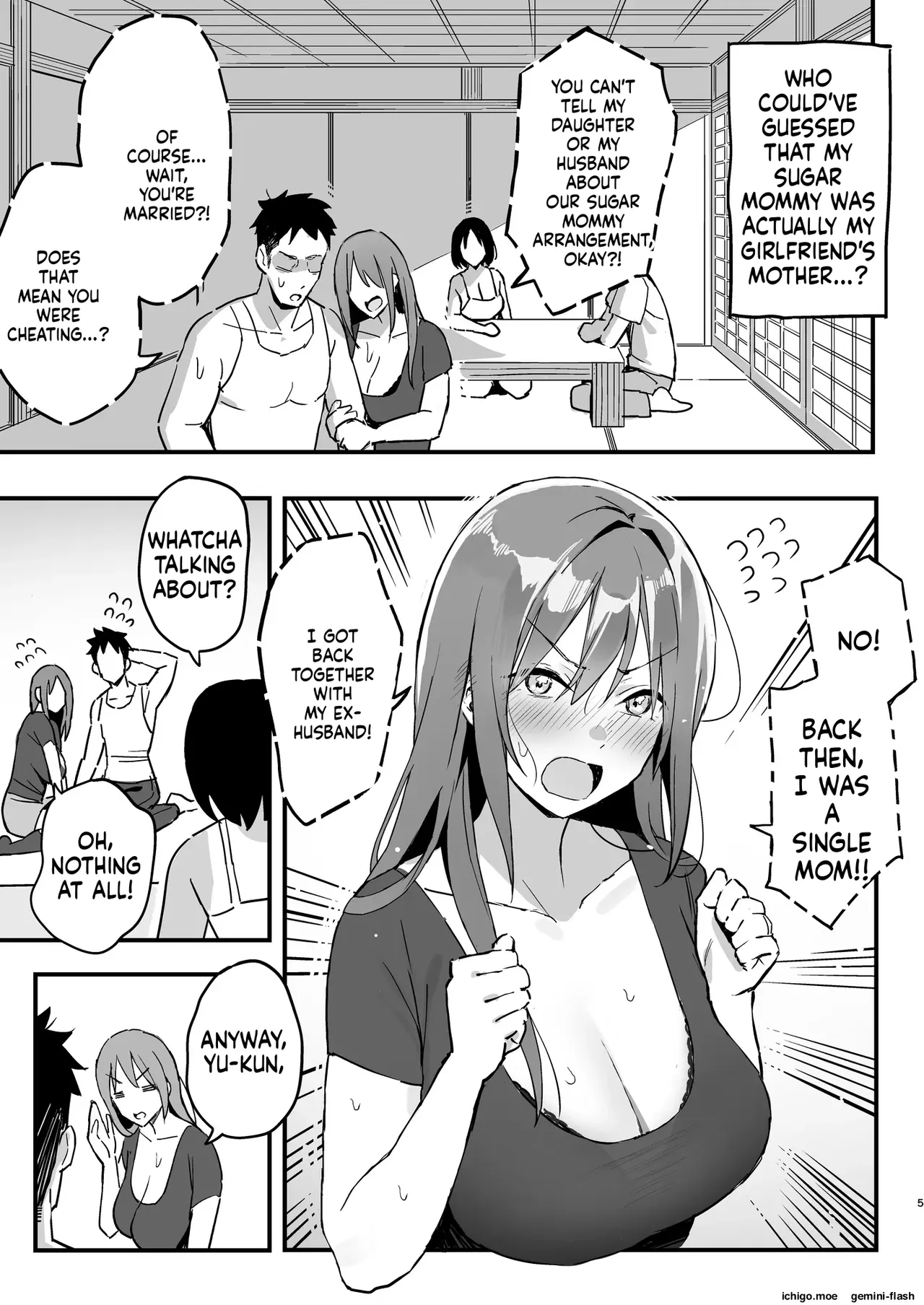 [Surumenium (Taniguchi Daisuke)]Kanojo no Mama wa Mamakatsu no Mama datta. Page 4