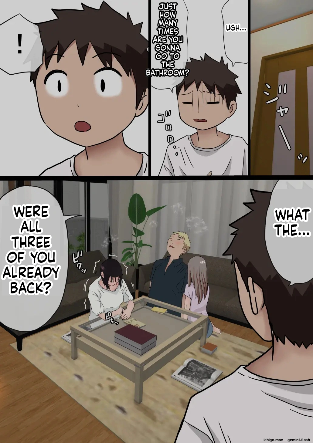 [Akahon Akamoto]Ore no Kyonyuu Kanojo ga, Yarichin ni Ie no Naka de NTR[MTL] Page 129