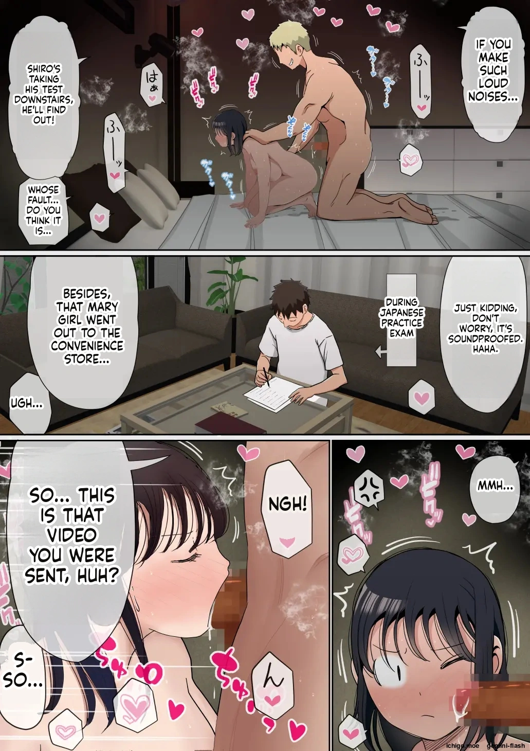 [Akahon Akamoto]Ore no Kyonyuu Kanojo ga, Yarichin ni Ie no Naka de NTR[MTL] Page 15