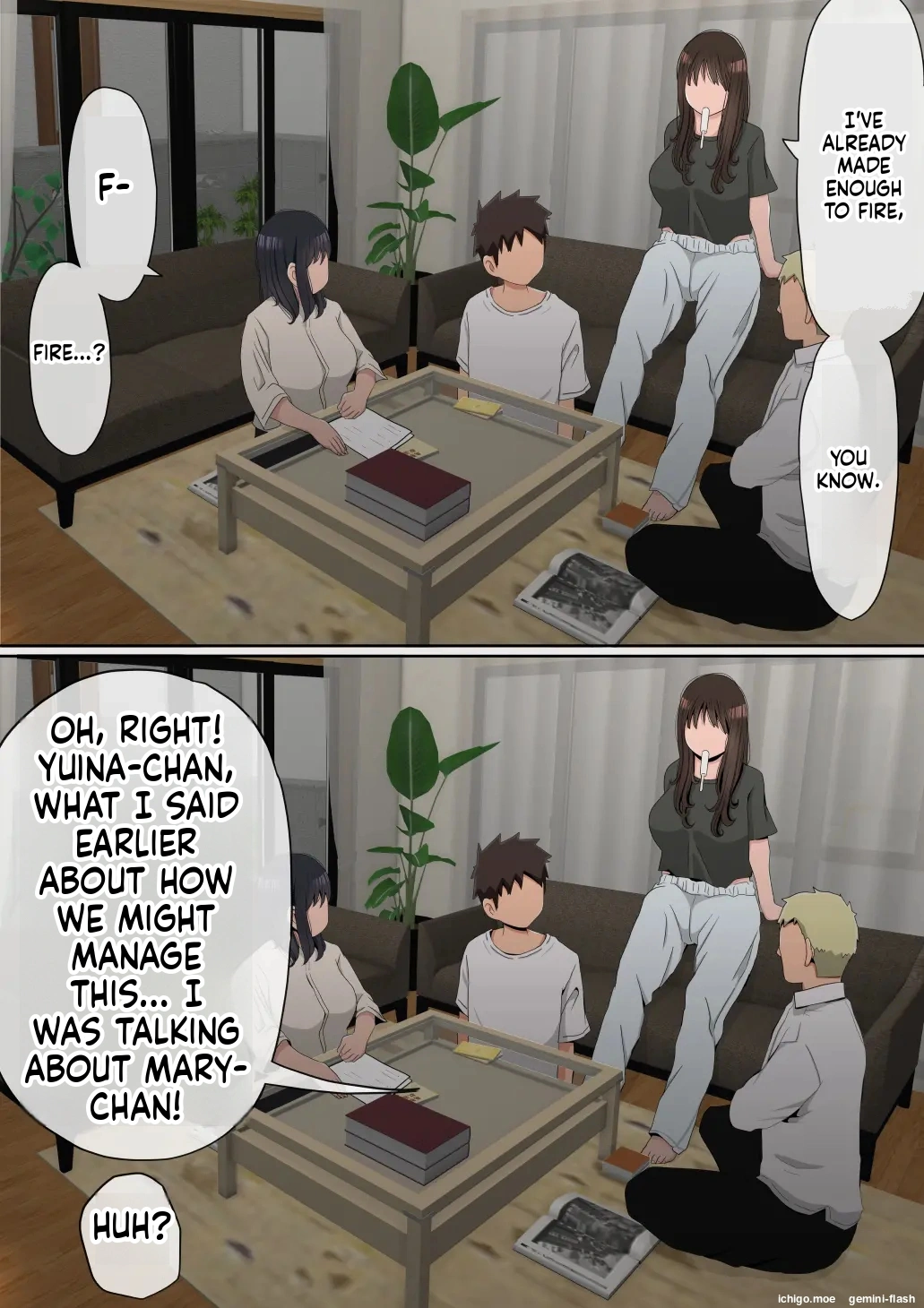 [Akahon Akamoto]Ore no Kyonyuu Kanojo ga, Yarichin ni Ie no Naka de NTR[MTL] Page 37