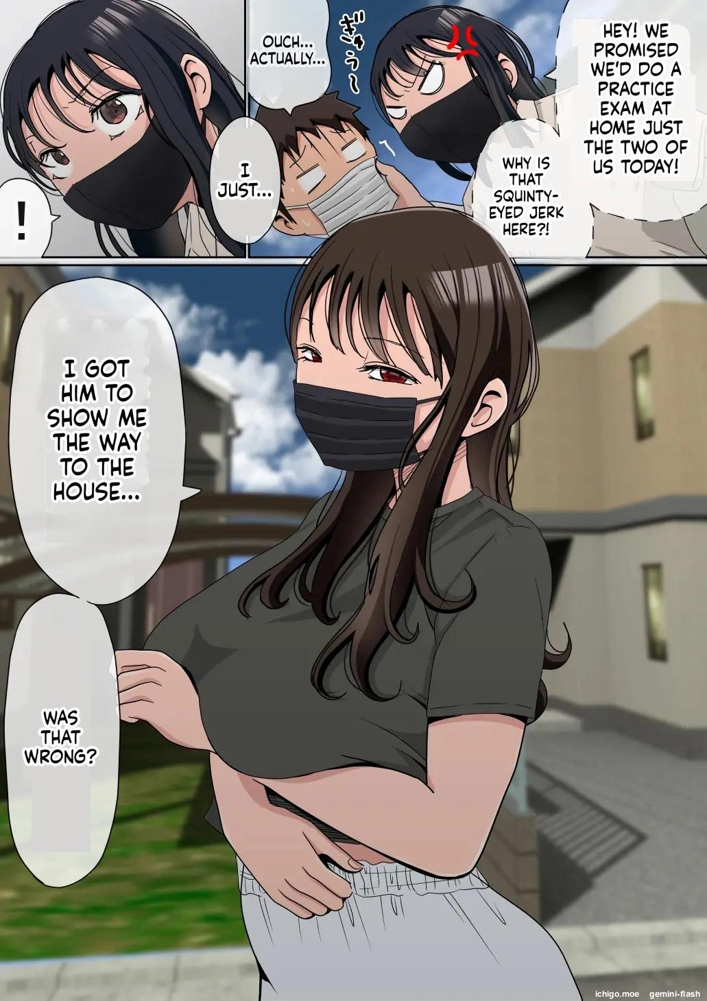 [Akahon Akamoto]Ore no Kyonyuu Kanojo ga, Yarichin ni Ie no Naka de NTR[MTL] Page 6