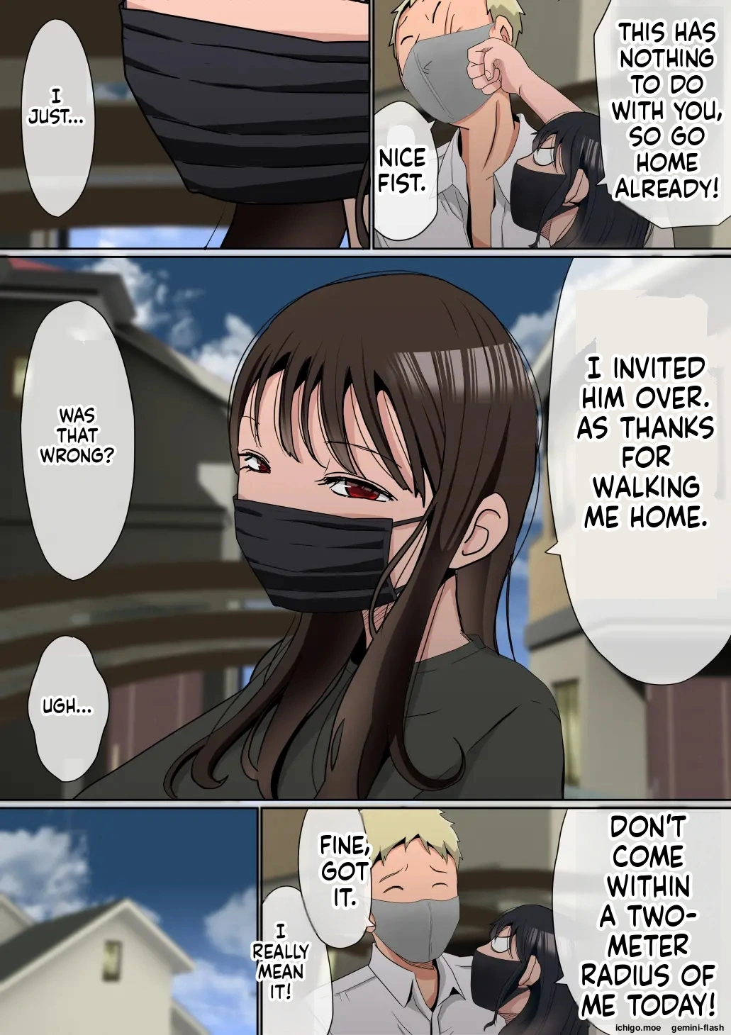 [Akahon Akamoto]Ore no Kyonyuu Kanojo ga, Yarichin ni Ie no Naka de NTR[MTL] Page 8