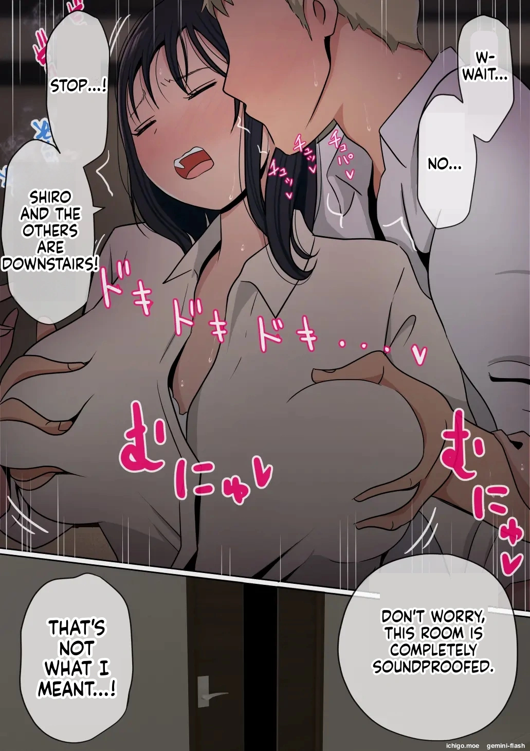 [Akahon Akamoto]Ore no Kyonyuu Kanojo ga, Yarichin ni Ie no Naka de NTR[MTL] Page 9