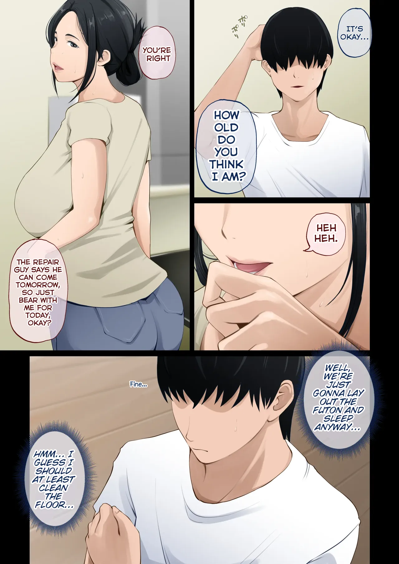 [Daidai Shikibu]Goku Futsuu da to Omotteita Kaa-san ga Jitsuwa Erogisite Honenuki ni Sareta Hanashi | The Story of How My Mom, Whom I Thought Was Totally Ordinary, Was Actually So Erotic She Left Me Speechless.[English] [Ghostmilflame] Page 5
