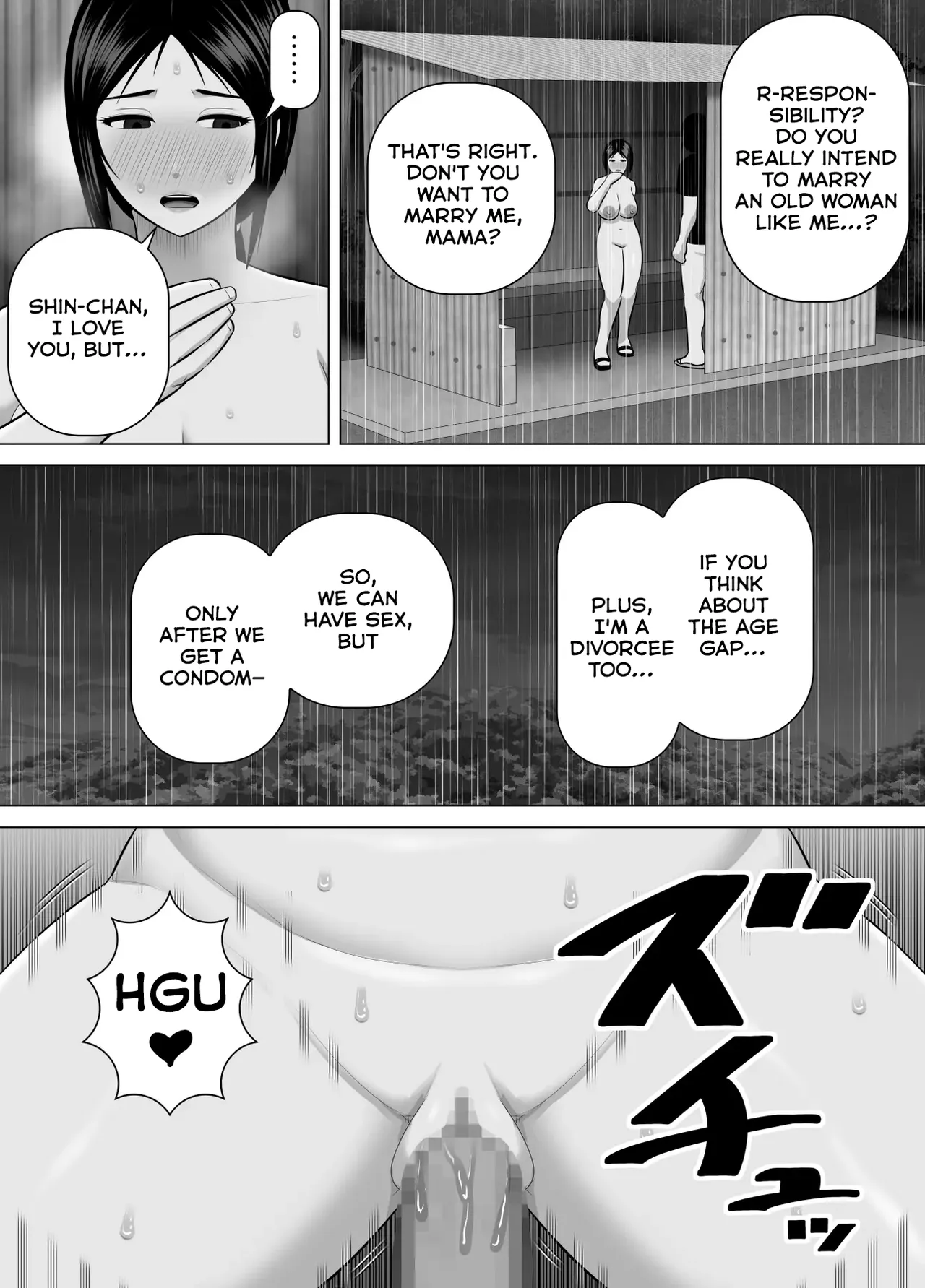 [Asstaro-san (Takasaki Jiro)]Sodate no Oya no Mitsuko-san to Juu-nen-buri ni Inaka de Saikai Shite Sugu ni Sex Shita Hanashi[English] Page 17