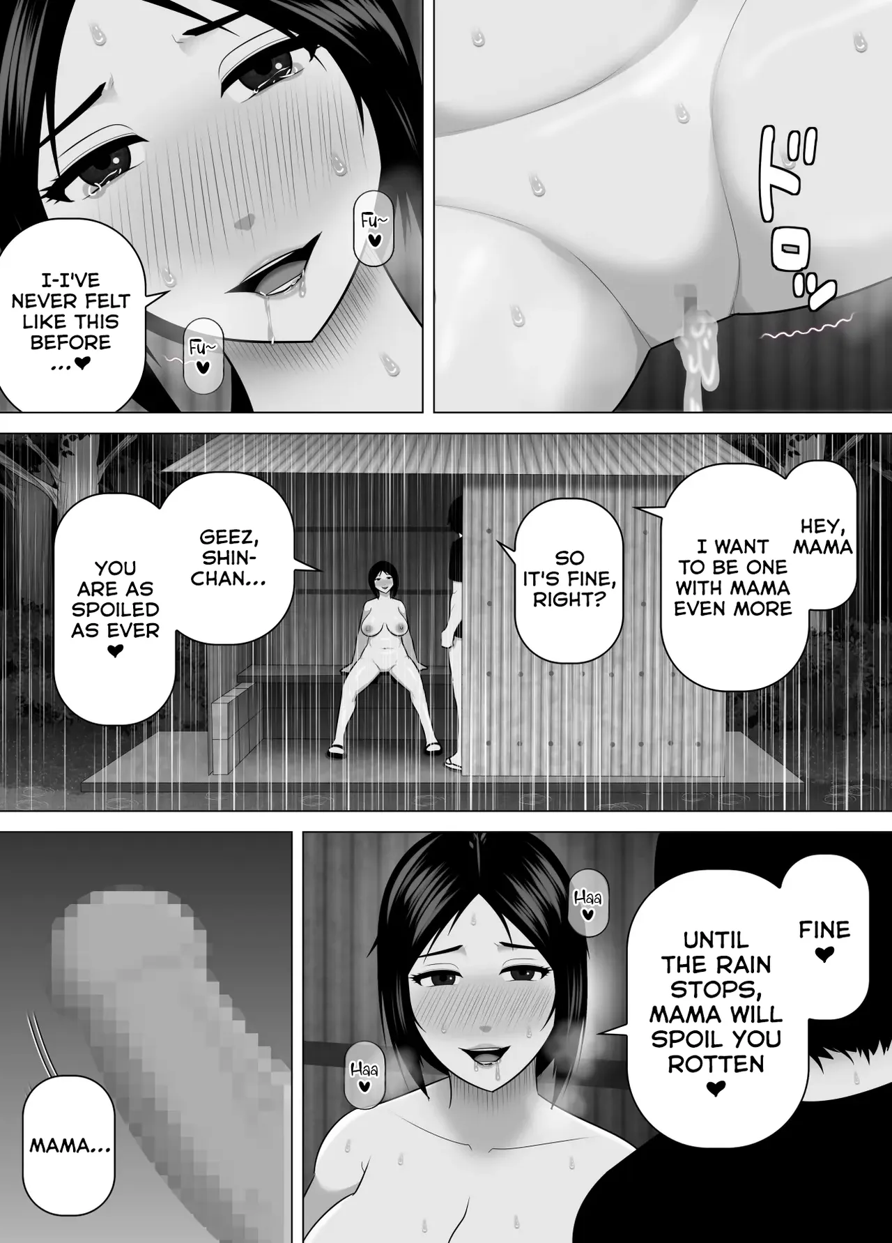[Asstaro-san (Takasaki Jiro)]Sodate no Oya no Mitsuko-san to Juu-nen-buri ni Inaka de Saikai Shite Sugu ni Sex Shita Hanashi[English] Page 23